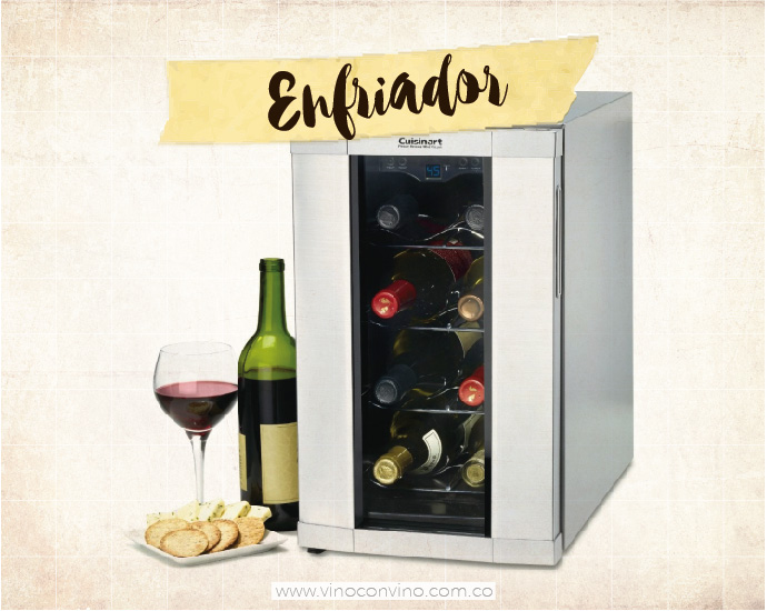 Un amante del vino debe tener: Refrigerador