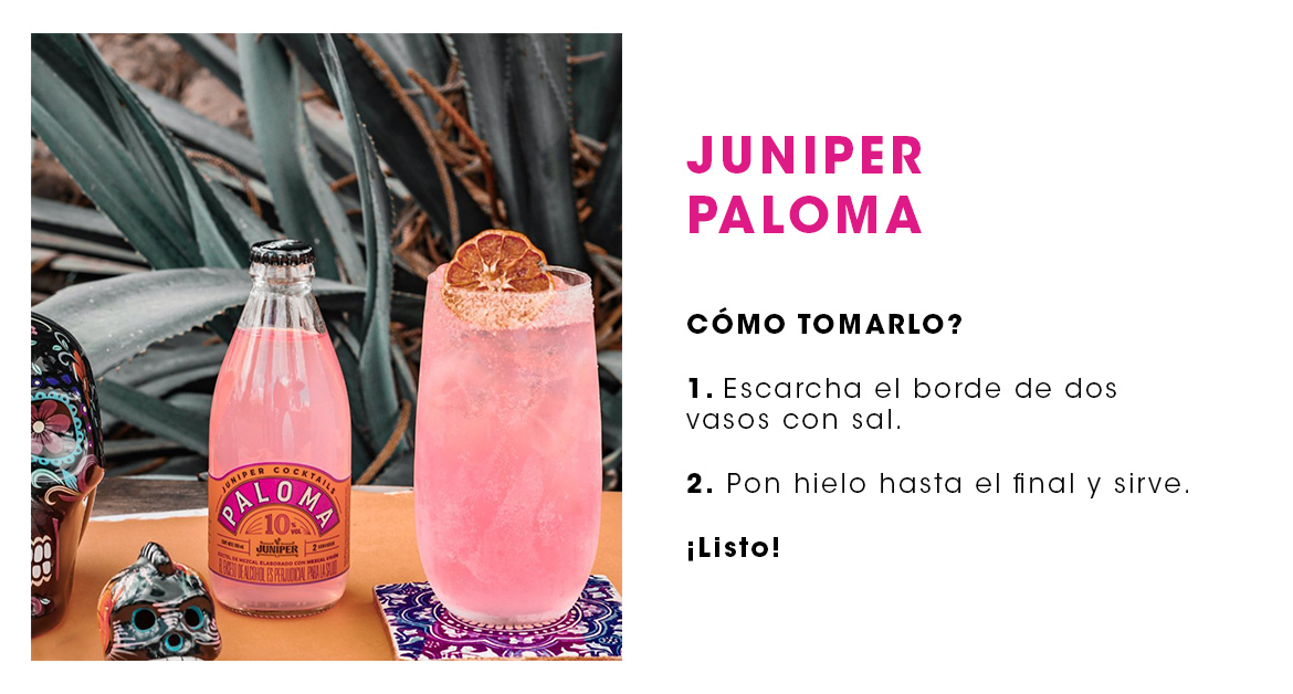 Juniper Paloma cóctel 