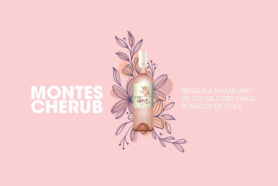 Montes Cherub: regala a mamá uno de los mejores vinos rosados de Chile