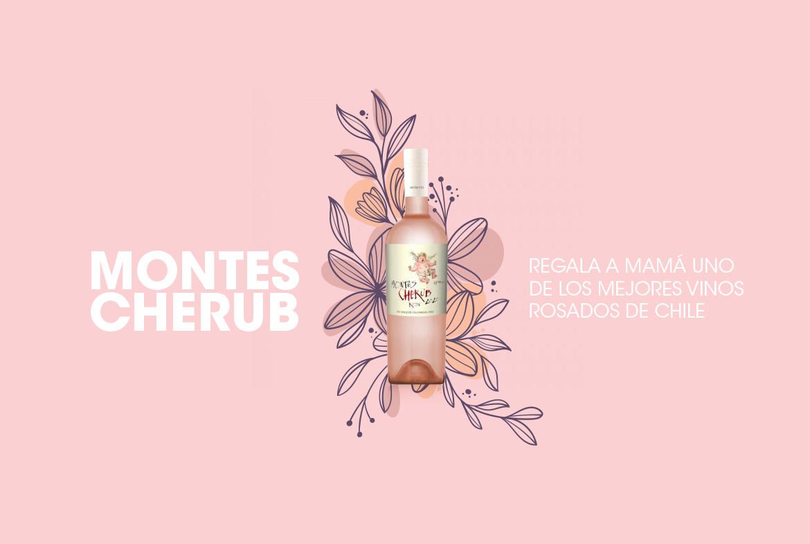 Montes Cherub: regala a mamá uno de los mejores vinos rosados de Chile
