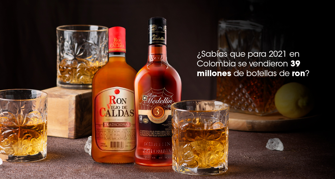 Ron uno de los licores más consumidos en Colombia
