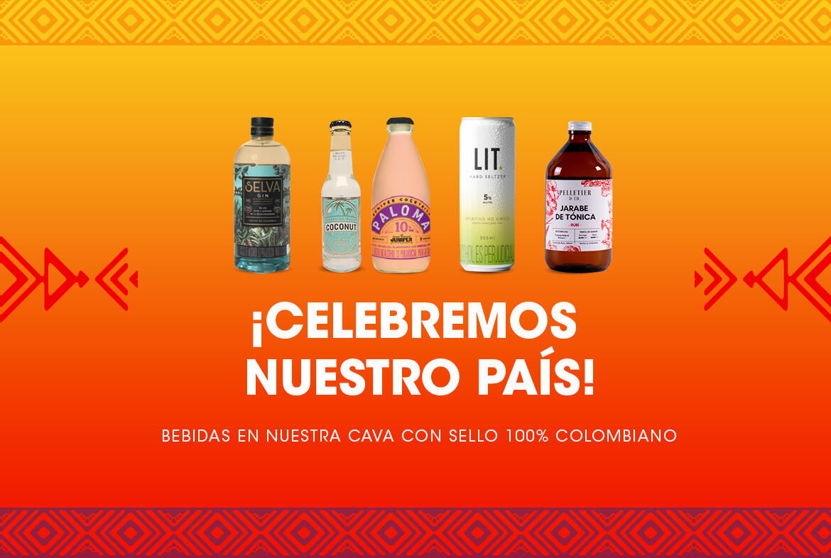 ¡Celebremos nuestro país! Bebidas en nuestra cava con sello 100% colombiano