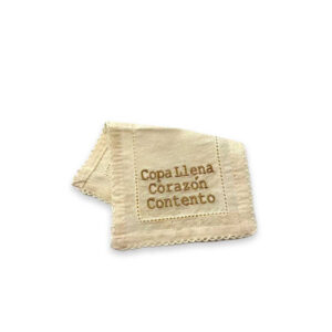 Servilleta coctelera bordada X1