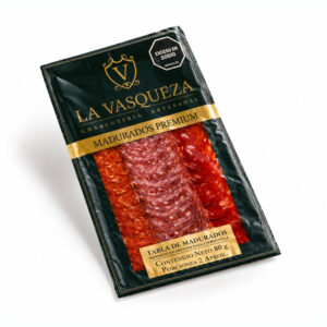La Vasqueza - Tabla Madurados  Pepperoni, Salami Pimienta y Chorizo Vela 80 gr