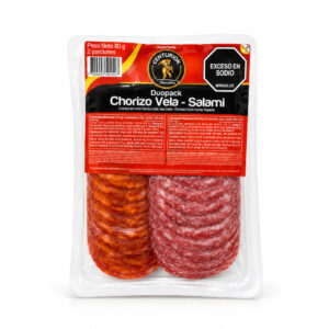 Mix Chorizo + Salami 80 gr