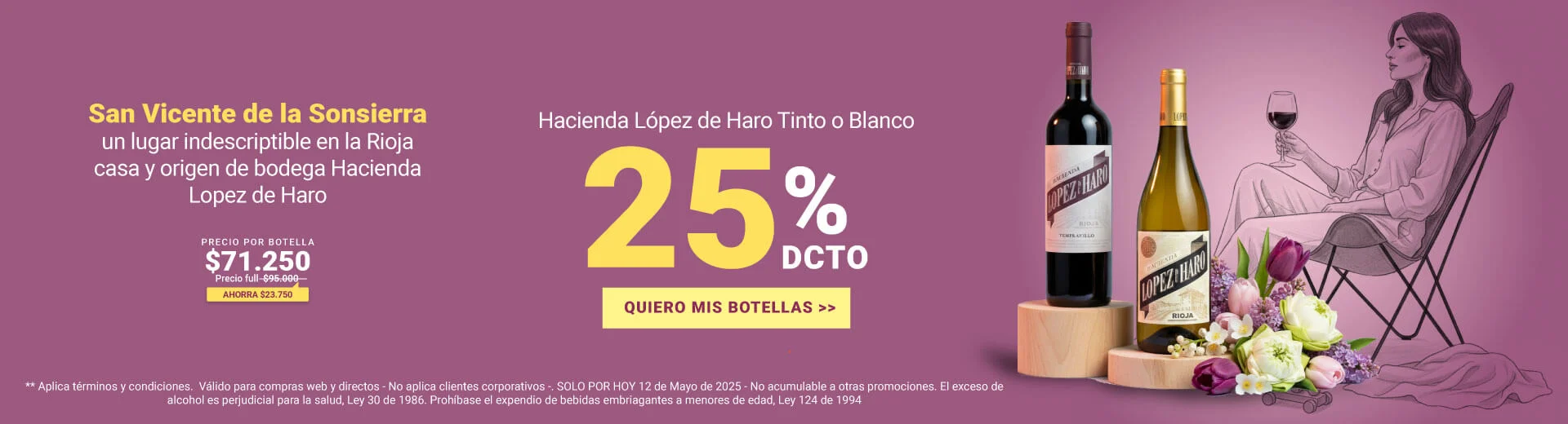 Compra tu vino favorito online, fácil y rápido