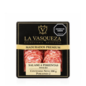 Snack Salami 4 Pimientas 100Gr